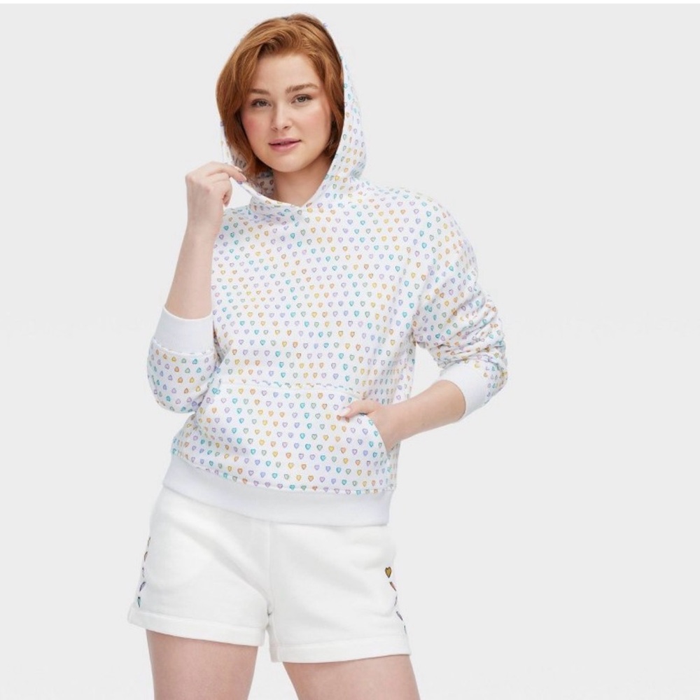 Roller Rabbit x Target Disco Hearts Wave Sweatshirt - XL